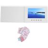 Fydun Carta di Auguri Video Sullo Schermo LCD 720p Riproduzione Video HD per il Matrimonio di Natale Fai da Te (5 pollici)