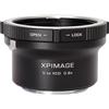 XPIMAGE Adattatore per attacco obiettivo riduttore di focale ottico 0,8X, Speed Booster, compatibile con obiettivo Hasselblad V per sistema X, fotocamera XCD X1D X2D