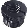 NovelGoal Vite di conversione universale in alluminio da 1/4 3/8 femmina a 5/8 filettatura maschio 5/8-11 per treppiede DSLR 5/8-27 per adattatore microfono supporto microfono (nero, 3/8 tipo A)