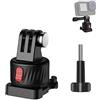 Andoer Supporto per fotocamera magnetico, adattatore per treppiede base a sgancio rapido con base magnetica a presa rapida compatibile con GoPro11/10/9/8/7 Insta 360 AKASO dji Action Camera