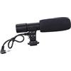 MOOKEENONE Microfono stereo per Nikon D7000 D300s D5100 D5300 D3300 D3200