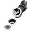 Suammiitstrieadea 3-in-1 Professionale Telefono Lente Facile Installazione Clip Raccordi Angolo 180 Gradi Ad Alta Definizione Viaggio Fisheye Len No. 2