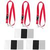 DOITOOL Porta Badge da Collo in Plastico 9 Pezzi con Cordini per Bilanciamento del Bianco