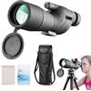 Generic Telescopio monoculare portatile monoculare | 25-75 x 60 cm più grandi per gli adulti - Cinturino telescopico tascabile impermeabile portatile, antiurto, monoculare antiappannamento per la visione