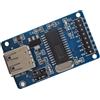 Xiuganpo HW-252A CH376 Modulo USB Disco U Supporta Porta Parallela a 8 Bit e Porta Seriale Asincrona, Funzionamento File Semplice e Veloce per Disco U/unità Flash USB, Compatibile con CH372/CH375