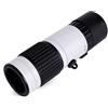 Generic Binocolo ad alta potenza, telescopio monoculare 15-75X25 HD ad alta potenza birdwatching campeggio binocolo monoculare visione chiara bianco interni/esterni