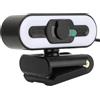 Fabater Webcam USB, Fotocamera per Computer Webcam 4K, Webcam Regolabile Microfono Integrato per Conferenze/chiamate/giochi, Vista Centrale per un Migliore Visivo