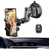 Generisch Supporto per auto per fotografia, regolabile a 360°, con base anti-shake | supporto universale per cruscotto o parabrezza, ideale per riprese video, riprese e vloggi