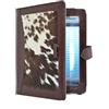 Sconosciuto IPAD 2 3 & 4 MARRONE doppia faccia ponay pelle Vera pelle Copertura Del Basamento Protector