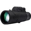 WANWEN Telescopio Monoculare 20X60, Monoculare Ad Alta Potenza Compatto con Visione Notturna Lente Fmc Prisma Bak4 Portatile Monoculare con Bussola E Adattatore Smartphone E Treppiede per Adulti Bambini