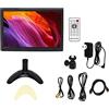 HEEPDD Schermo a Colori HD, Monitor LCD TFT da 12 Pollici Altoparlanti Doppi da 100-240 V Portatili per la Casa (Spina UE)