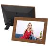 Vikye Cornice Fotografica Digitale, Cornice Elettronica WiFi Touchscreen IPS da 10,1 1280x800P HD con Supporto Montabile a Parete con Rotazione Automatica, per APP (Spina europea)