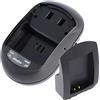AccuCell caricatore adatto per Canon LP-E10, EOS 1100d, Kiss X50