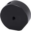 Cryfokt Adattatore di Montaggio per Treppiedi Satellitari, Lega di Conversione del Treppiede in Lega Satellitare Universale in alluminio. (BLACK)