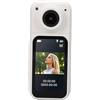 Annadue Fotocamera Indossabile, Action Cam da 12 MP Indossata Sul Corpo con Video 2,7K, Supporto Magnetico, Angolo di 170 Gradi, Batteria da 350 MAh, per la Registrazione (WHITE)