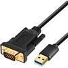 ELECABLE USB to VGA Adapter Cable 5FT Compatible with Windows 11/10/8/7, USB 3.0 to VGA Male 1080P Monitor Display Video Adapter/Converter Cord. (5FT)