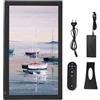 AKLOSIPY Frame di Immagini Digitali da 21,5 Pollici Digital Metardo da 32 GB FHD Display a 178 ° Visualizzazione Frame di Foto Digitale WiFi con Telecomando (Spina europea)