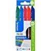 Pilot FriXion - Set di penne a sfera cancellabile, punta da 0,7 mm, colore: Arancione/Azzurro/Verde/Viola/Rosa