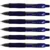 PILOT Set di 6 mini penne roller inchiostro gel G2 XS7 PIXIE tracciato 0,4 mm (sfera 0,7 mm) blu