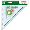 Arda 28730MAN Squadra 45°, 30 per Mancini, 30 cm, Left