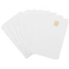 LIGIGWASH Carte Bianche Chip PVC 8 Pezzi, Tessere Identificative | Card Scrivibili Chip, Stampa Inkjet, Impermeabili e Colori Vividi, per Sistemi di Accesso