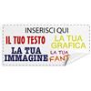 VENEZIANO 100 Adesivi, etichette personalizzati - adesivi personalizzati con immagine, logo aziendale, foto, testo - 100% Made in Italy.