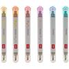 Legami - Set di 6 Evidenziatori Pastello doppia Punta, 12 Colori Pastello, Inchiostro a base di Acqua, Punta a Scalpello, 1,3x13,5 cm, Tema Meow
