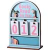 Generico Contalibri in Legno con - Contatore Personale Libri Letti (Fino a 999) | Segnalibro Decorativo da Scrivania o Libreria | Idea Regalo Originale per Lettori, Appassionati di Libri, Insegnanti e Bibliote