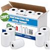Kartoflak Rotoli Termici POS 57 mm x 35 m - Compatibili 57x15 57x20 57x30 - Carta Termica BPA Free Omologata per Registratori di Cassa e POS Bancomat (20 Pezzi)
