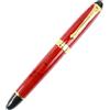 Gullor Jinhao 450 penna roller cinese lacca rossa linea nera - rosso e nero