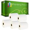 Printing Pleasure 5 x Zebra 100mm x 50mm Etichette termica diretta compatibile per Zebra Type Stampanti | 1000 etichette per rotolo