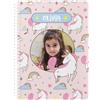 Wanapix | Quaderno A4 Personalizzato | 100 Pagine con Quadretti - 80 gr | Taccuino Personalizzabile | Block Notes a Spirale - Trasparente | Scuola Elementare | Unicorno