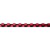 Fellowes 5347604 Dorsi Plastici per Rilegatura, Diametro 19 mm, Confezione da 100 Pezzi, Rosso