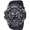 CASIO Orologio da uomo al quarzo con cinturino in acciaio inossidabile GWG-B1000-1AER, Nero, striscia
