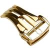 ROUHO Acciaio Inox Orologio Chiusura Deployante Durevole Ricambio Farfalla Pieghevole Orologio Fibbia per Omega-Oro 20mm