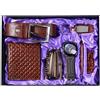 Rubu22a Orologio da polso da uomo, portafoglio, cintura, portachiavi, occhiali da sole, set regalo di San Valentino, compleanno, regalo per uomini, anniversario, regalo per lui, b