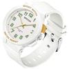 BIEWO Orologio da polso impermeabile per donne e uomini, unisex, 24 ore, con lancetta dei secondi, luce notturna, quadrante militare facile da leggere, cinturino in silicone morbido e traspirante, Oro
