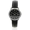 Casio Collection Orologio da polso da donna al quarzo Classico cinturino in Pelle Nero cassa in Ottone display analogico nero - LTP-V004L-1A