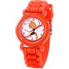 Disney Elemental Time Teacher Orologio analogico al quarzo per bambini, Rosso -, Rosso -, Striscia, Rosso -, striscia