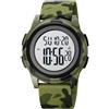 SKMEI Orologio sportivo digitale da uomo, ultra sottile, quadrante grande, impermeabile, con cronometro, conto alla rovescia, funzione sveglia, doppio fuso orario, retroilluminazione a LED, 1895-Com