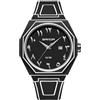FANMIS Orologio da polso da uomo ispirato agli anime, alla moda, minimalista, creativo, design Wormhole, elegante e resistente, per orologio sportivo da uomo (Z nero nero)
