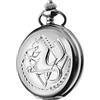 BOSHIYA Fullmetal Alchemist Orologio da tasca con catena vintage bronzo al quarzo orologio da tasca accessori cosplay anime merch confezione regalo, FMA-Sliver, Fullmetal Alchemist Orologio da tasca
