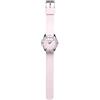 FREDDY - Orologio Donna In Silicone E Ceramica Rosa Baby E Argento, Donna, Rosa, Unica