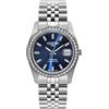 Roamer Orologio da donna analogico al quarzo 853858 Positano, Argento/Argento/Blu - 853858 41 49 20, Bracciale
