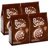 CAIYA 4X Pan di Stelle Biscotti al Cacao, Nocciole e Latte Fresco con Stelline di Zucchero 350g