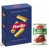 JOYTALY Barilla Pasta di Semola di Grano Duro Rigatoni 500g, I Classici, Tempo di Cottura 11 Minuti, Pacco Scorta 20 Pacchi + Joytaly Polpa di Pomodoro Raffinata in Omaggio