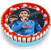 BIGIEMME Torta barrette cioccolato con cialda - kit fai da te idea regalo compleanno bambini festa party dolciumi cioccolato cioccolata barrette personaggio a scelta (Khvicha Kvaratskhelia)