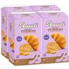 MENDOSA 4X BauIi Croissant Integrale Cornetto Integrale con Zucchero di Canna 222g
