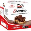 CUORE NERO CAFFE Cuore Nero Caffè - CREMINO, A Modo Mio Capsule Compatibili Con Le Macchine Da Caffè, Gusto Gianduia 10G, 100G (Cremino, 10 Capsule)