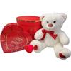 irpot Scatola Cilindro San Valentin con Cioccolatini a cuore e Peluche idea regalo v day valentine's day amore love ti amo festa degli innamorati (94342)